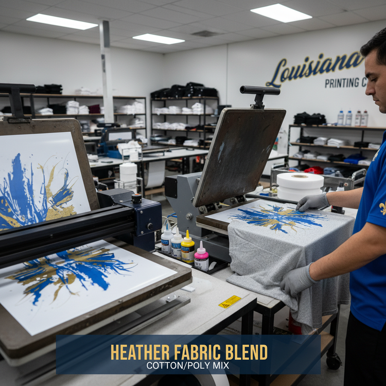 what is heather fabric - DTF printing guide from Pineville, LA