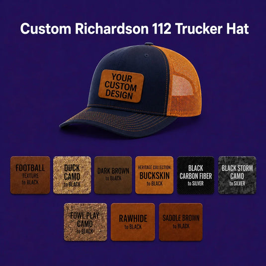 Laser Engraved Hats & Patches