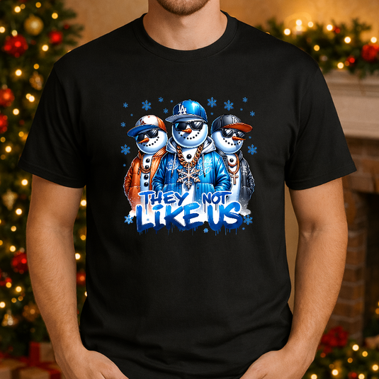 They Ain't Like Us Snowmen – Christmas Premade DTF Transfer