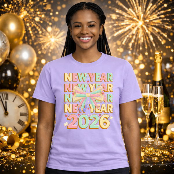 Happy New Year 2026 – New Years Premade DTF Transfer