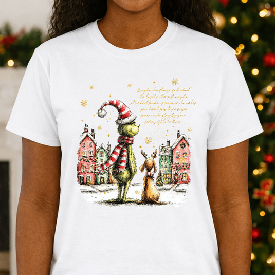 IT CAME WITHOUT RIBBONS. IT CAME WITHOUT TAGS. IT CAME WITHOUT PACKAGES, BOXES OR BAGS. – Christmas Premade DTF Transfer