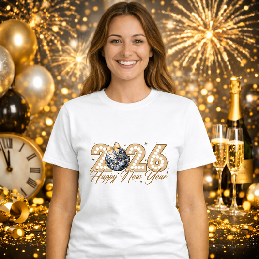 Happy New Year 2026 – New Years Premade DTF Transfer