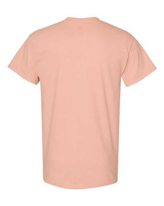 Gildan 5000 Unisex Heavy Cotton™ T-Shirt - Dusty Rose - Back View