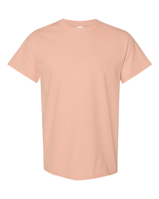 Gildan 5000 Unisex Heavy Cotton™ T-Shirt - Dusty Rose - Front View