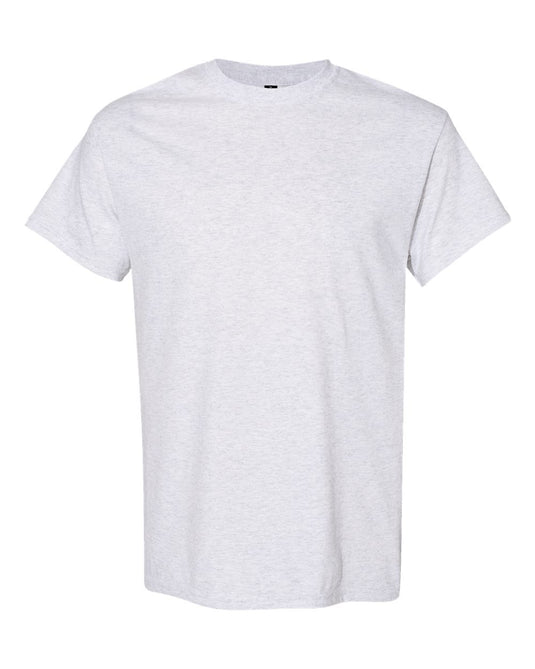 Gildan 5000 Unisex Heavy Cotton™ T-Shirt - Ash - Front View