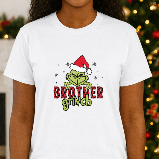 BROTHER GRINCH – Christmas Holiday Grinch Premade DTF Transfer