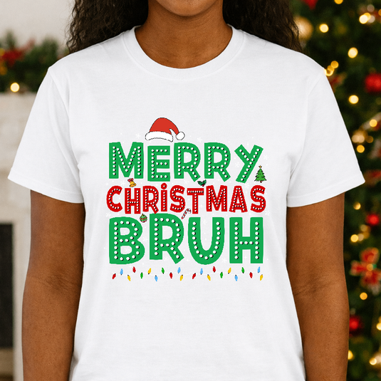 Merry Christmas Bruh. – Christmas Premade DTF Transfer