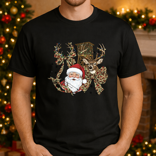 SANTA'S LITTLE BUCK – Christmas Premade DTF Transfer