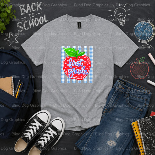 1ST – School Premade DTF Transfer (view 2 of 2) – by Blind Dog Graphics – Premade Transfers – School DTF Transfers, Educat...