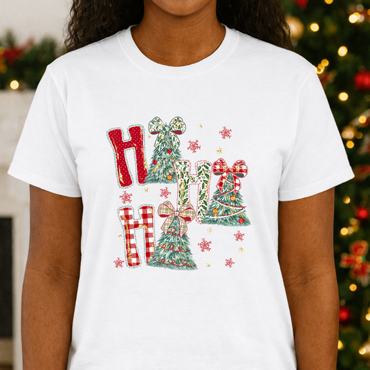 HO HO HO – Christmas Premade DTF Transfer