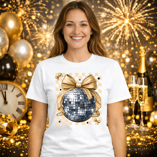 Happy New Year Clock Countdown – New Years Premade DTF Transfer