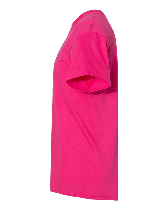 Gildan 5000 Unisex Heavy Cotton™ T-Shirt - Heliconia - Direct Side