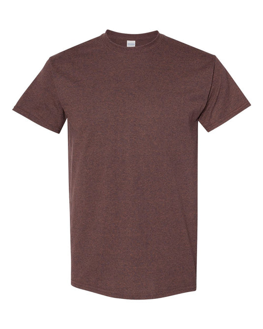 Gildan 5000 Unisex Heavy Cotton™ T-Shirt - Russet - Front View