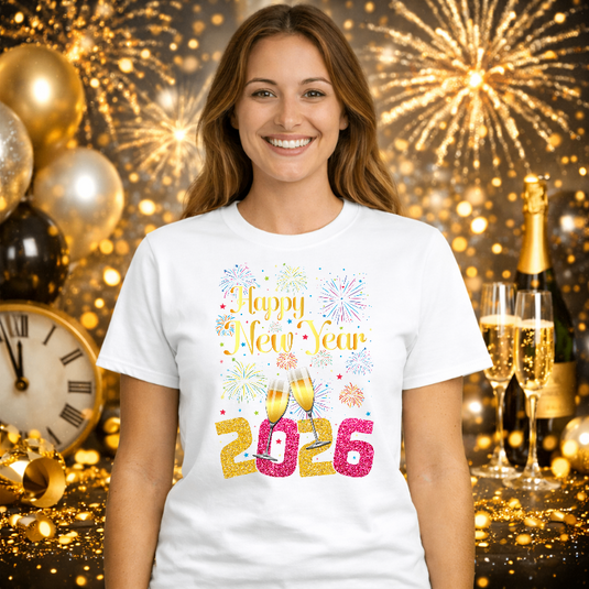 Happy New Year 2026 – New Years Premade DTF Transfer