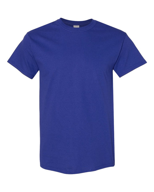 Gildan 5000 Unisex Heavy Cotton™ T-Shirt - Cobalt - Front View