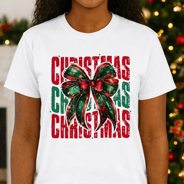 "It's All Fun & Games 'Til Santa Checks The Naughty List" – Christmas Premade DTF Transfer