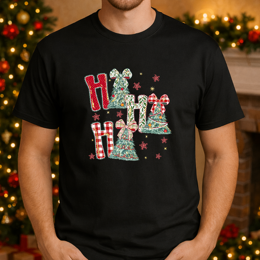 HO HO HO – Christmas Premade DTF Transfer