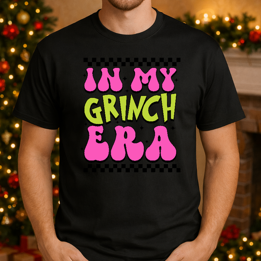 Christmas In My Grinch Era – Christmas Premade DTF Transfer