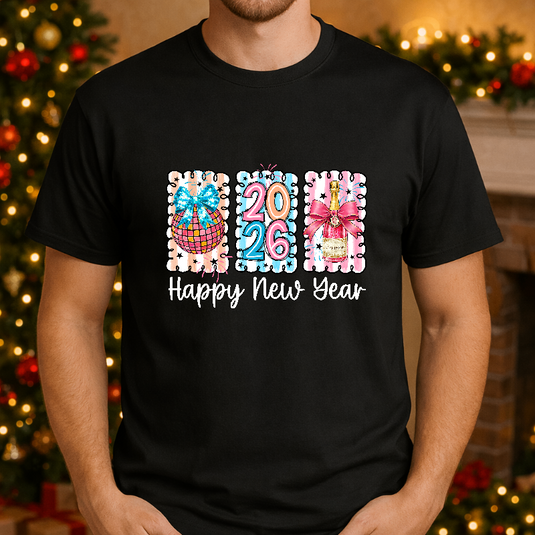 Happy New Year 2026 – New Years Premade DTF Transfer