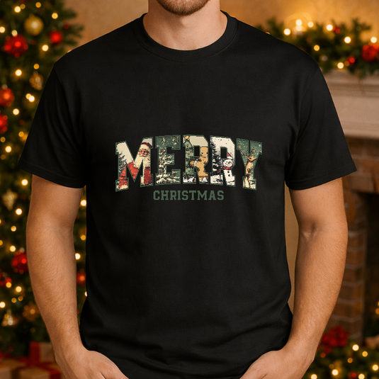 Merry Christmas Farm Fresh Trees – Christmas Premade DTF Transfer