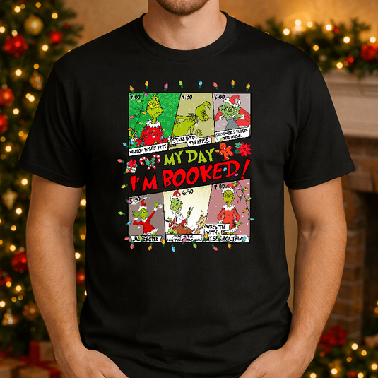 I'M BOOKED CHRISTMAS – Christmas Premade DTF Transfer