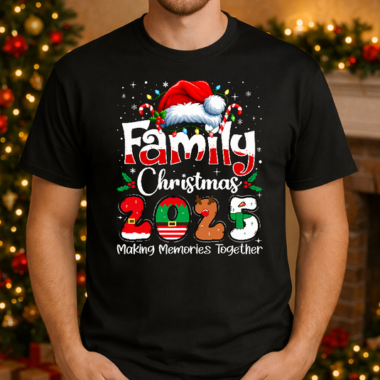 FAMILY CHRISTMAS 2025 XMAS SQUAD – Christmas Premade DTF Transfer