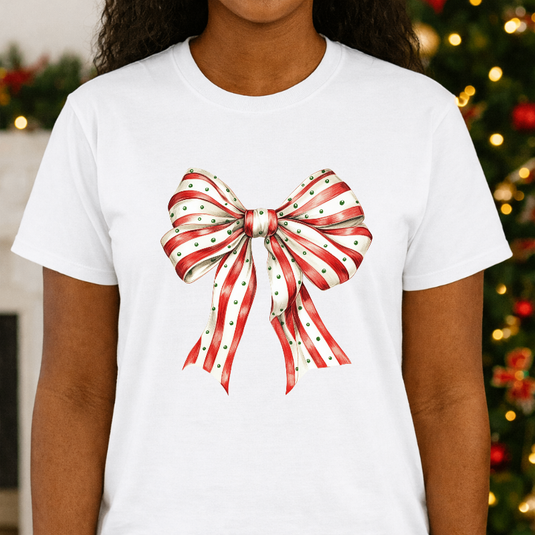 Merry Christmas Red Truck with Christmas Trees – Christmas Premade DTF Transfer