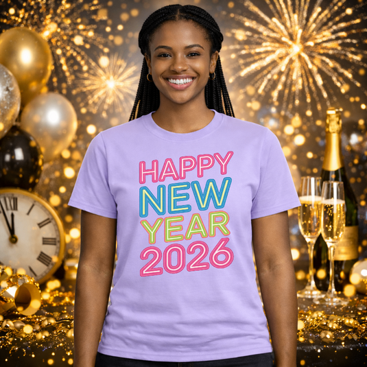 Happy New Year 2026 – New Years Premade DTF Transfer