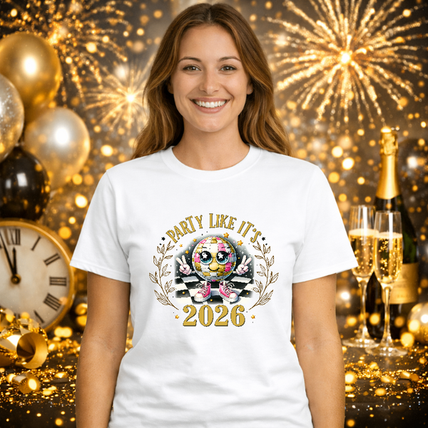 Party Like It's 2026 – New Years Premade DTF Transfer