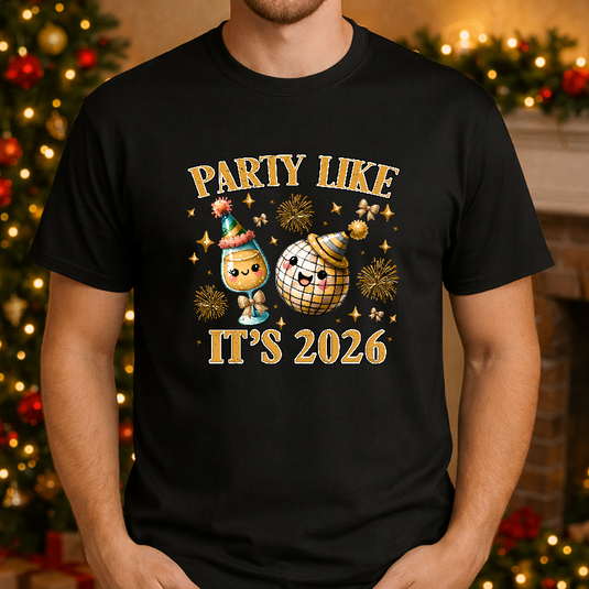 PARTY LIKE IT'S 2026 – New Years Premade DTF Transfer