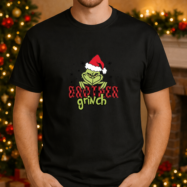 BROTHER GRINCH – Christmas Holiday Grinch Premade DTF Transfer
