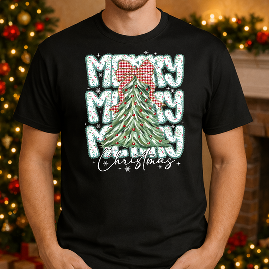 Merry Christmas Santa Face – Christmas Premade DTF Transfer
