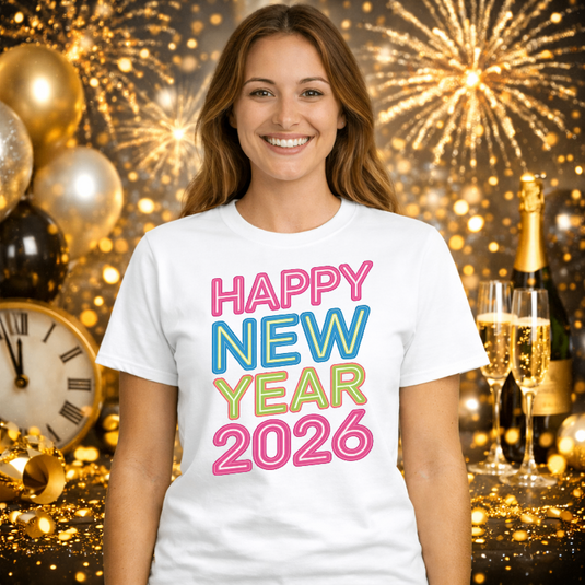 Happy New Year 2026 – New Years Premade DTF Transfer