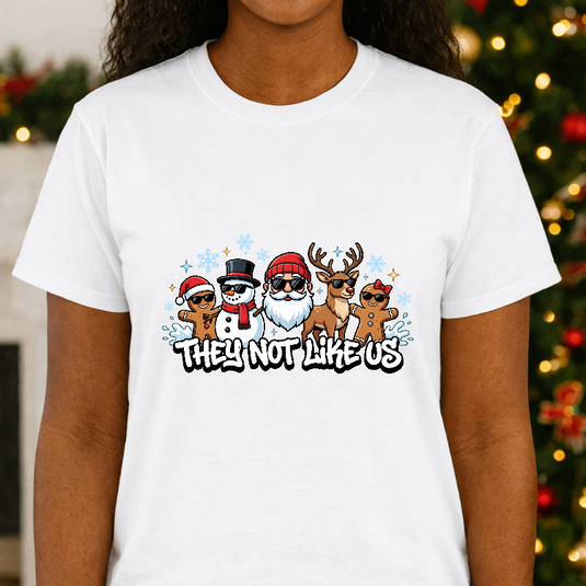 "Believe In The Magic" Christmas Ornament Village – Premade DTF Transfer