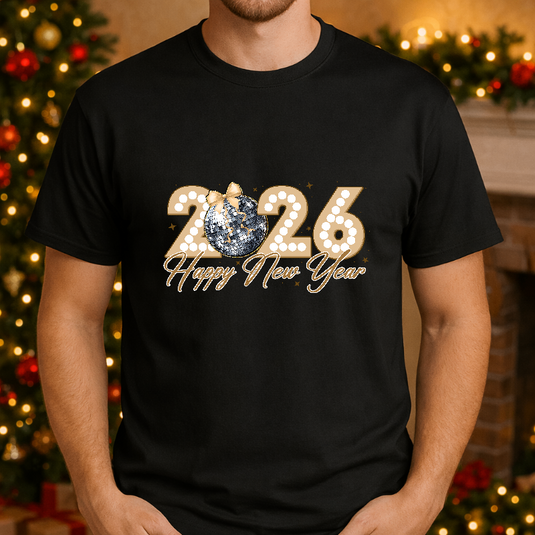 Happy New Year 2026 – New Years Premade DTF Transfer