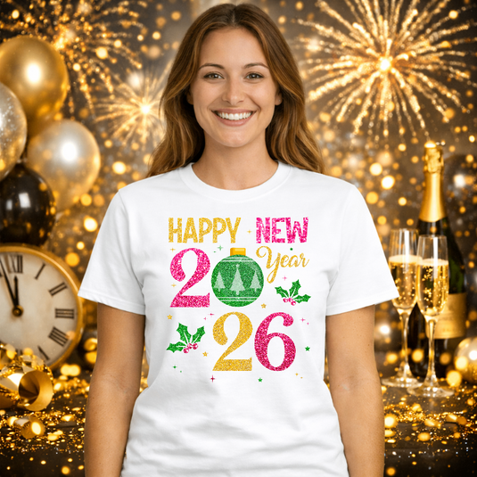 Happy New Year 2026 – New Years Premade DTF Transfer
