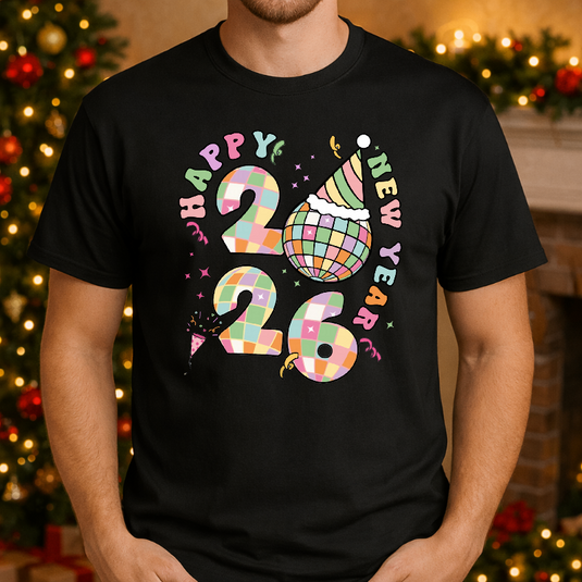 Happy New Year 2026 – New Years Premade DTF Transfer