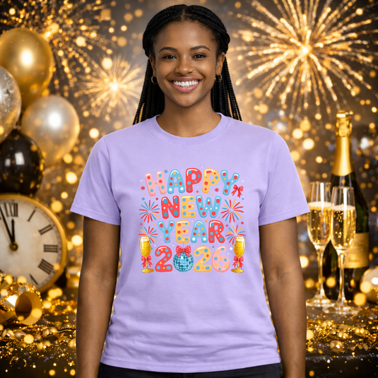Happy New Year 2026 – New Years Premade DTF Transfer