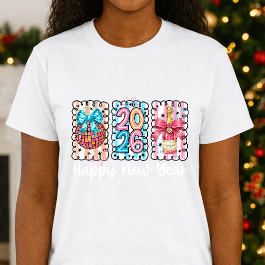 Happy New Year 2026 – New Years Premade DTF Transfer