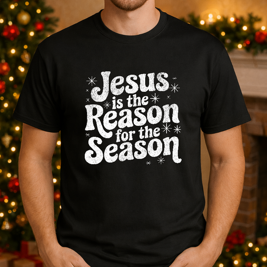 Jesus Is The Reason For The Season – Christmas Premade DTF Transfer
