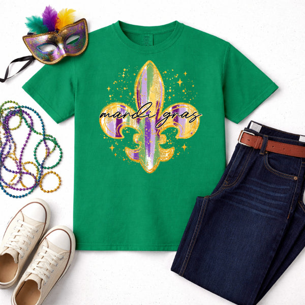 GET YOUR BEADS – Mardi Gras Premade DTF Transfer