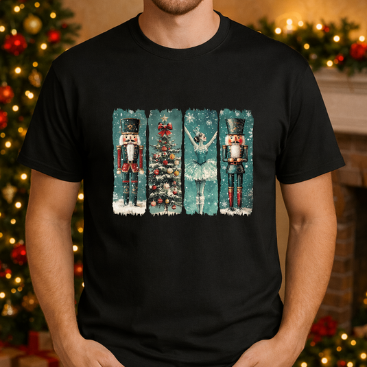 NUTCRACKER Merry Christmas – Christmas Premade DTF Transfer