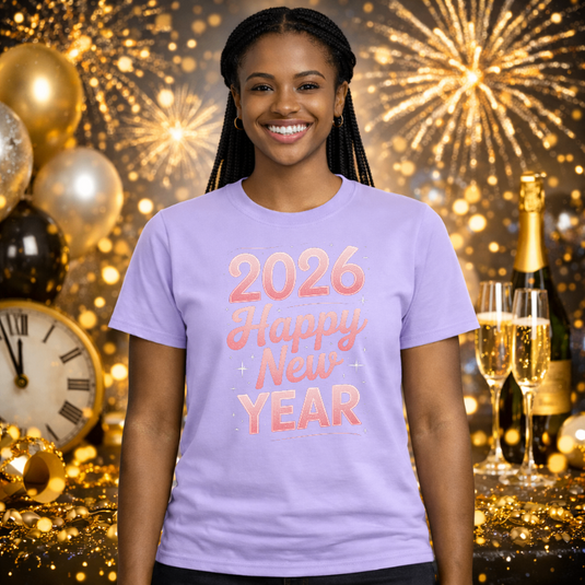 Happy New Year 2026 – New Years Premade DTF Transfer
