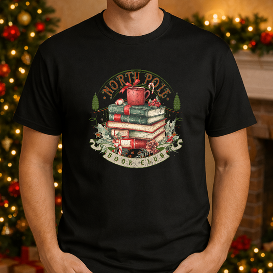 Christmas Book Club – Christmas Premade DTF Transfer