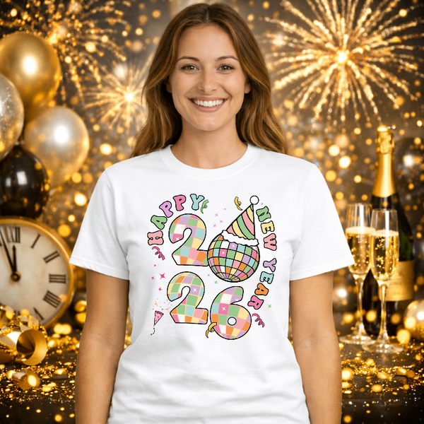 Happy New Year 2026 – New Years Premade DTF Transfer