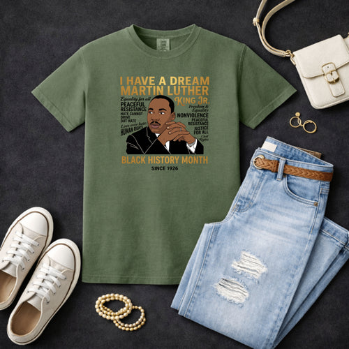 MLK DAY Black History Month I Have A Dream MLK Jr. – Martin Luther King Jr. Day Premade DTF Transfer