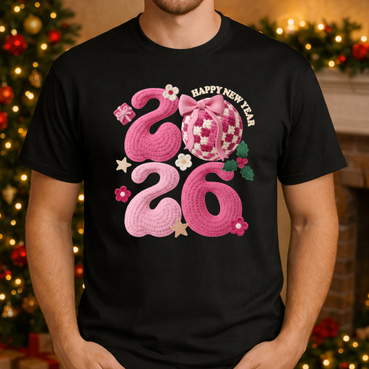 Happy New Year 2026 – New Years Premade DTF Transfer