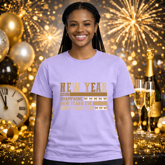 Happy New Year 2026 – New Years Premade DTF Transfer
