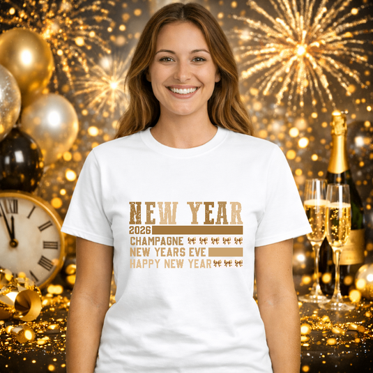 Happy New Year 2026 – New Years Premade DTF Transfer