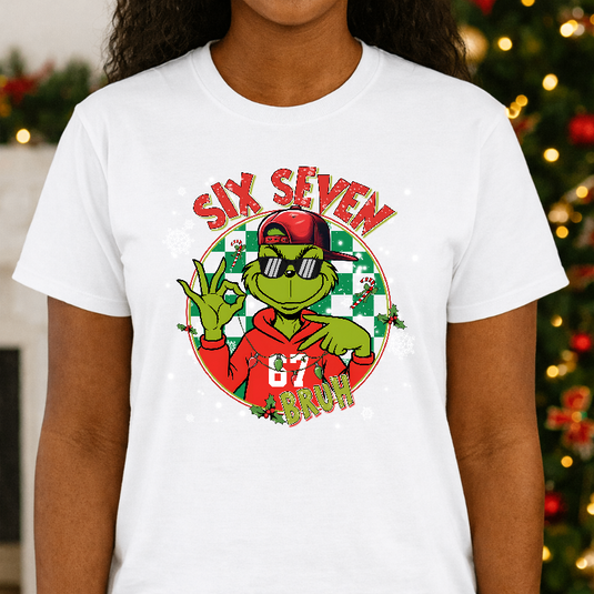 Merry Grinchmas – Christmas Grinch Character Premade DTF Transfer